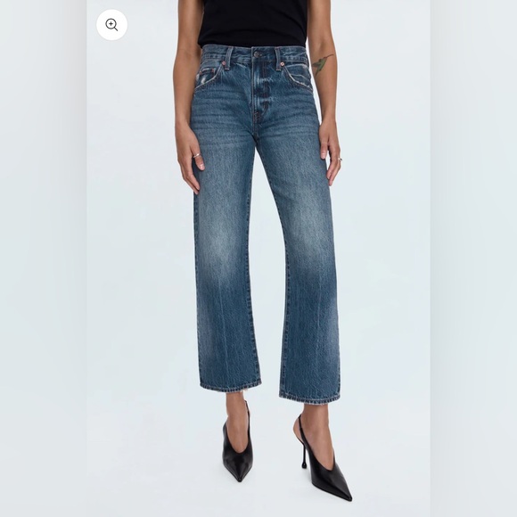 pistola Denim - NWT Pistola Lexi Jean Mid Rise Bowed Straight Leg Artisan Wash Sz 27